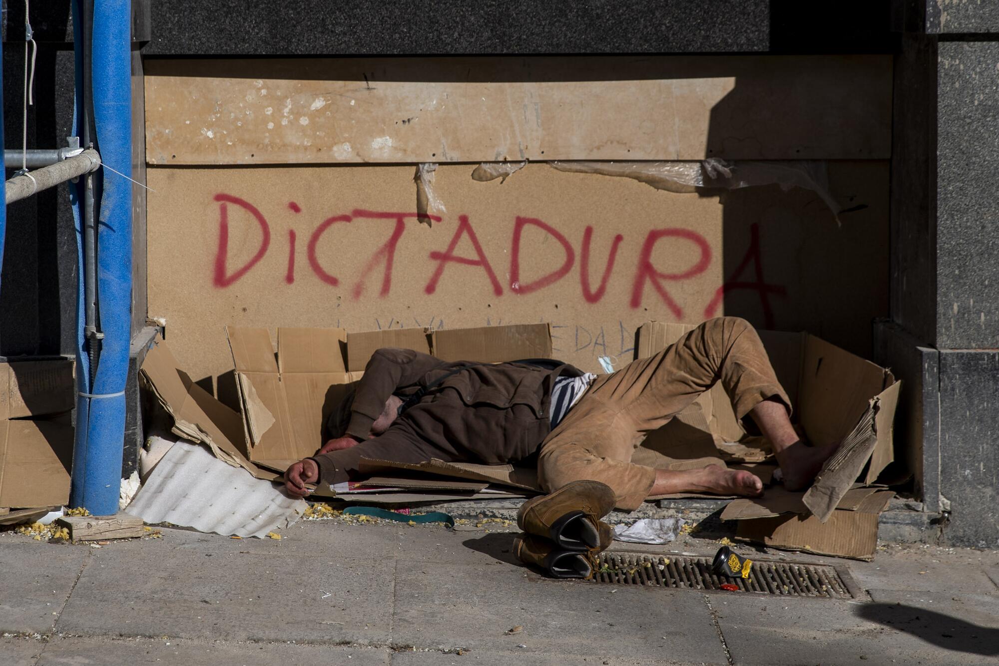 Pobreza Callao Madrid Negacionismo